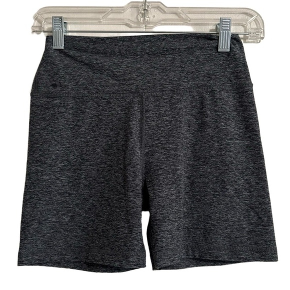 SCORPIO SOL Shorts Womens XS Dark Grey Heather Activewear High Waisted Yoga